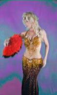 Copper Pharaonic of Egypt belly dance costume