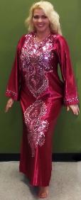 thobe, thawb burgundy, from Jordan