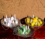 candle tray - belly dance