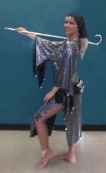 silver saidi dress, galabiya, jalabiya, jelabiya